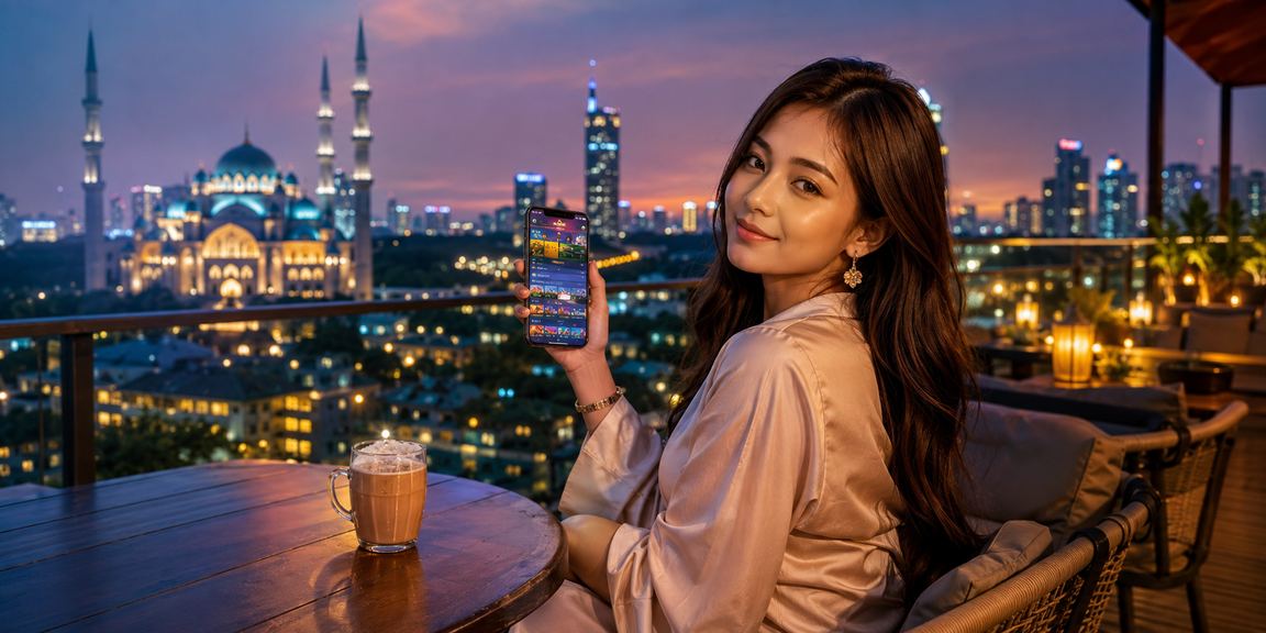 Pengguna Selangor mengakses platform kriket dalam talian melalui telefon pintar semasa menonton perlawanan